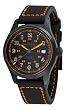 Hamilton Men's H70585737 Khaki Field Black Day Date Dial Watch by Hamilton