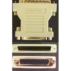 68-Pin HD68 Male to 25-Pin DB25 Female External SCSI Adapter