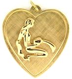 Aquarius, 14K Gold Charm