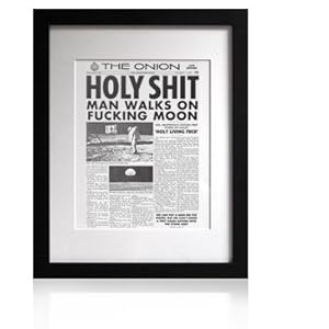 Amazon.com: HOLY SHIT MAN LANDS ON FU