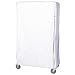 Quantum Storage Systems CC246074WNZ Wire Cart Cover with Zipper Flap, 400 Denier Nylon, White, 24" Width x 60" Length x 74" Height