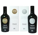Melgarejo Duo Pack Premium - Award Winning, Cold Pressed EVOO Extra Virgin Olive Oils, 2012-2013 Harvest, two 17-Ounce Glass Bottles