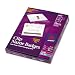 (Price/BX)Clip Style 3x4 Laser/Ink Jet Badges, 48 Inserts/40 Holders per Box