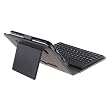 Portfolio Book Cover Carrying Case with Built in Bluetooth Keyboard for Samsung Galaxy Tab 7" with Stand