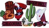 Western 16 Cutout Set of 6