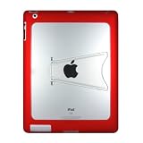 Apple iPad 2 case skin for iPad 2nd Gen / 2nd generation iPad 2G / 3G tablet / Wifi model 16GB, 32GB, 64GB and MiniSuit Cleaner (Red)