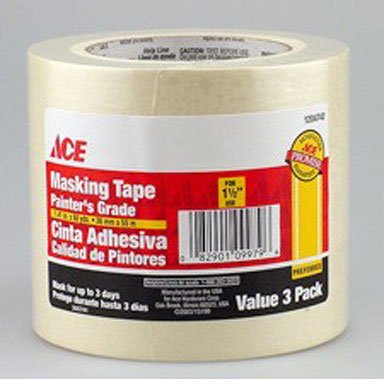 Ace Pro Grade Masking Tape (50-09979-01) Pk/3 x 8