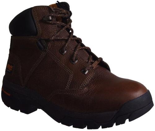 Timberland Pro Men's Helix 6 Inch Soft Toe Waterproof Work Boots - Brown 9.5 - Regular