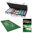 CQ Poker Starter Set - 300 CHIPS - FELT - BOOK