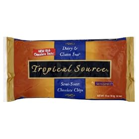 Tropical Source Semi Sweet, 10-Ounce (Pack of 12)