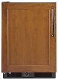 KitchenAid Architect Series II KURO24LSBX 24 Under-Counter Refrigerator with 5.7 Cu. Ft. Capacity, Adjustable Temperature Control & Requires Custom Overlay Panel: Left-Swing Door