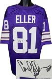 Carl Eller Autographed/Hand Signed Minnesota Vikings Purple Prostyle Jersey HOF 04- JSA Hologram