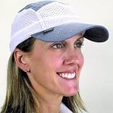 EVAPORATIVE COOLING CLOTHING LOW PROFILE SPORTS CAP WHITE AND DENIM