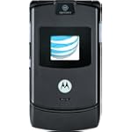 Motorola RAZR V3 Prepaid GoPhone, Black (AT&T) with $50 Airtime Credit