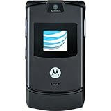 MotorolaRAZRV3PrepaidGoPhone,Black(AT&T)with$50AirtimeCredit