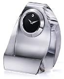 Movado Sloped Crystal Desk Clock TCL-136-M