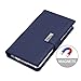 iPhone 6 Case, WINNETEK Premium Canvas Detachable Folio Flip iPhone 6 Wallet Case Credit Card Holder, Slim Fit Magnetic Closure Shockproof Soft Rubber Bumper Case for iPhone 6 6s 4.7 Inch - Sapphire