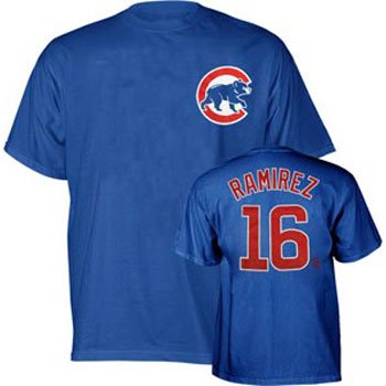Aramis Ramirez Chicago Cubs MLB Player T-Shirt - XL