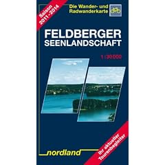 Nordland Karten, Feldberger Seenlandschaft: Wander- und Radwanderkarte