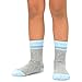 TeeHee Little Boys Basic Cotton Crew Socks 6 Pair Pack (3-5 Years, Stripes Tipped Rib)