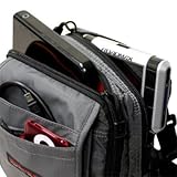 Panasonic VDR-D100 DVD Camcorder 14-Pocket Cross Body Messenger Bag - Grey