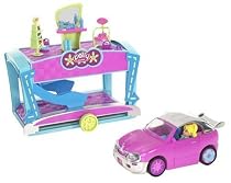 Polly Pocket Quik Clik Car Cool Drive Thru