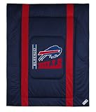 BUFFALO BILLS OFFICIAL LOGO TWIN SIZE JERSEY COMFORTER