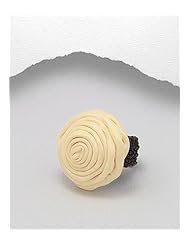 Cream Cotton Waxed Thread Ring