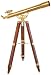 Barska Anchormaster 36x80mm Brass Refractor Telescope Telescopew/ Mahogany Floor Tripod