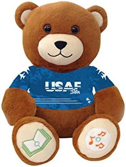 United States Air Force Son Bluetooth music-playing teddy bear - "My Dad..."