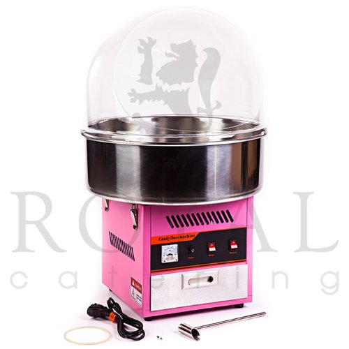 Royal Catering - RCZK-1200E - Machine à barbe à papa - avec bulle - 1200 W