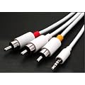 iPOD VIDEO / HIFI CABLE, 3.5mm RCA to AUDIO VIDEO AV TV Cable for IPOD Video Photo Nano Mini