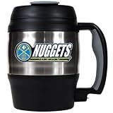 NBA Denver Nuggets 52-Ounce Stainless Steel Macho Travel Mug with Bottle Opener