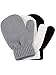 Satinior 3 Pairs Toddler Magic Stretch Mittens Little Girls Soft Knit Mitten Baby Boys Winter Knitted Gloves (1-4 Years Size, Color 1)