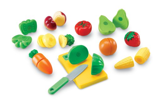 Learning Resources Pretend and Play Sliceable Fruits and Veggies