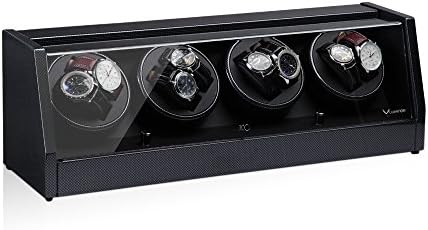 Modalo - Luxurious Watch Winder - Winds up to 8 Watches Simultaneously - Carbon - Made in Germany