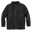 Men's Leather Mid Length Jacket