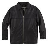 Men's Leather Mid Length Jacket