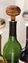 Wine Stopper, Round Metal Door Knob, Rust