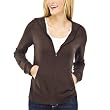 Mossimo&reg; Black: Ultrasoft Hoodie Cardigan - Brown Heather
