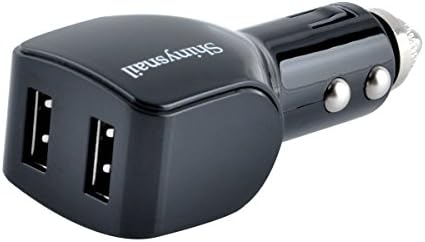 24W 2-Port Rapid USB Car Charger -[Black/Black]Portable Fast External Battery Pack Charger compatible to iPhone 6 Plus, iPhone 6, iPhone 5S / 5 / 5C / 4S / 4, Samsung Galaxy Note 4 / 3 / 2 , Samsung Galaxy S6 / S5 / S4 / S3 / Tab 4 3 2 7.0 8.0 10.1 / S 8.4 10.5, LG Optimus G3 / G2 / G Flex / G Pro 2, HTC One M8 Eye / M7 /M4, Nexus 6 / 5 / 4 /7/8, iPad Air 4/3/2, iPad Mini 3 2 Retina, iPod Touch, Xperia Z3 Z2