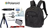 Lowepro Pro Runner 200 AW DSLR Camera Backpack (Black) and a 12" Flexible T ....