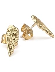 Bing Bang Wing Gold Plated Stud Earrings