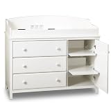 South Shore Furniture, Cotton Candy Collection, Changing Table with 2 Pull-Out Shelves, Pure White Reviews