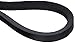 BESTORQ A18 or 4L200 V-Belt, Classic Wrapped Rubber X3 V-Belt, Black, 20