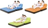 from Bestway Bestway Double Flocked Air Inflatable Folding Sofa / Bed (Blue) Model D/S-BLUE