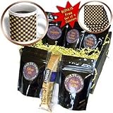 777images Designs Patterns Purple and Gold LSU Tartan Dark purple and yellow Coffee Gift... by 3dRose LLC