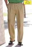 KingSize Premium Expandable Waist Plain Front Khakis