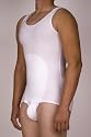 Underworks Mens Compression Tanksuit Girdle Shirt
