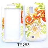Samsung Fascinate/Mesmerize i500 Flowers on White Hard Case/Cover/Faceplate ....